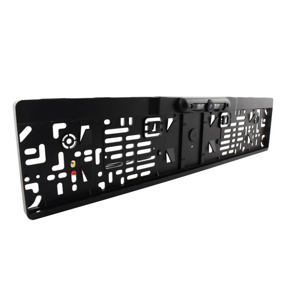 

Rear View Car Camera CCD HD Universal European Reversing Lens License Plate Frames Infrared Night Vision with 4 IR Lights