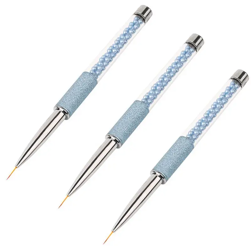 1 Pc Nail Art Tool Gel Painting Nail Art Dotting Pen Hook Flower Nail