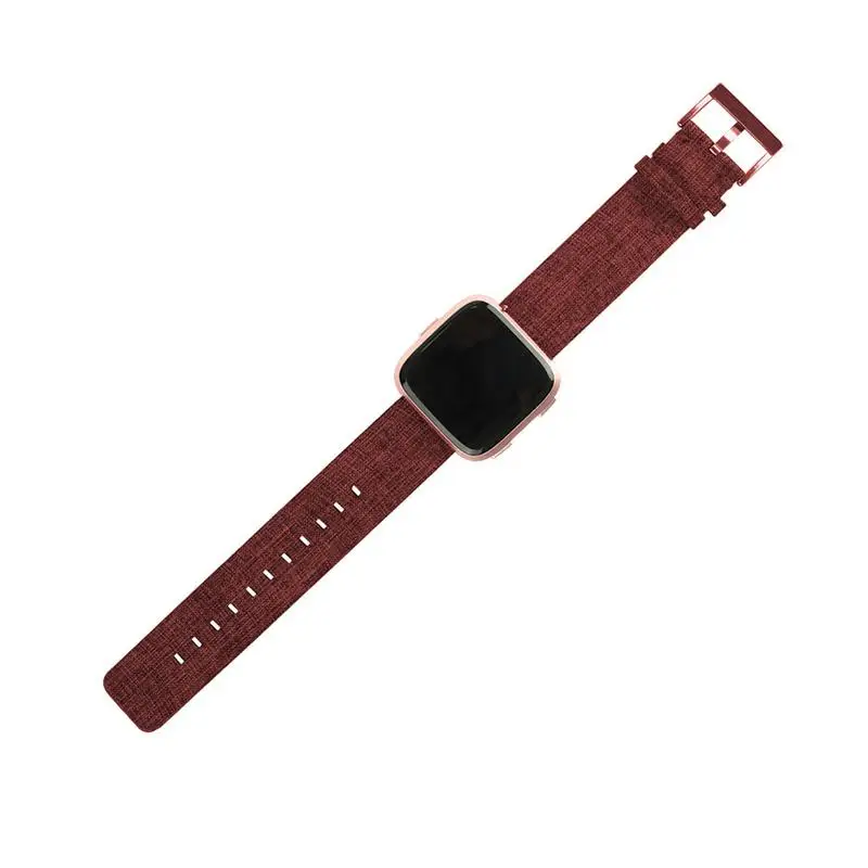 Новый холщовый ремешок для часов Ремешок с коннектор креплением Fitbit Versa