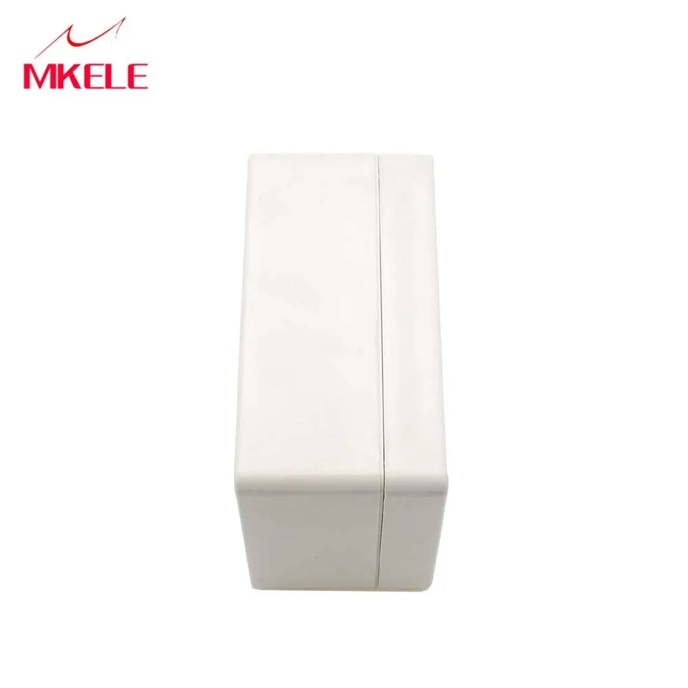Meest Populaire Waterdichte Plastic Doos Project Junctioning Shell Cover , Elektrische Dozen Met Grijs Deksel M1-100x68x50 mm