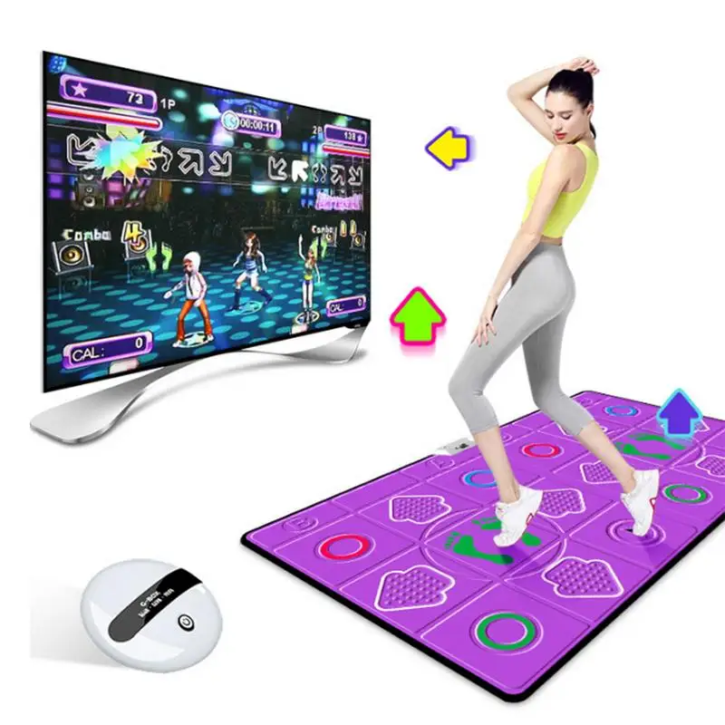 

Dance Rug Mat New Wireless Double PU Multi-Function TV With Independent Product 2.4G handle 8GB Memory Card Somatosensory Home