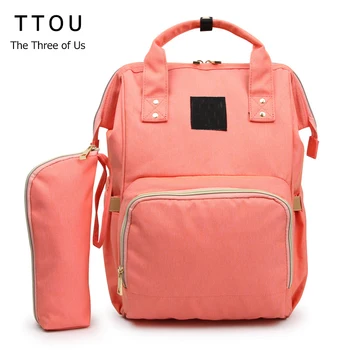 

TTOU Mummy Maternity Diaper Bag Mom Backpack 2pcs/set Large Capacity Baby Bag Designer Nursing Bag For Baby Care