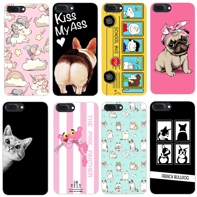 FOR iPhone 7 6 6S 7 8 Plus X XS 5S SE Case Cover TPU Cartoon FOR iPhone 7 Case FOR iPhone 8 Case FOR iPhone 6S Funda Coque