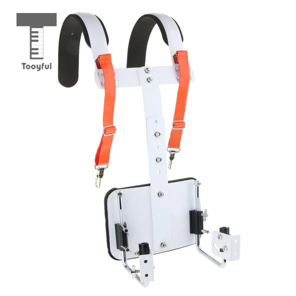

Sunnimix Durable Metal Marching Snare Drum Bass Drum Carrier Stand Rack Shoulder Support Drum Stand for Bass Drum Players