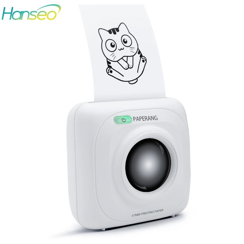 

PAPERANG P1 Printers Mini Bluetooth Wireless Paper Pocket Printer Portable Bluetooth Instant Mobile Printer for iPhone iPad