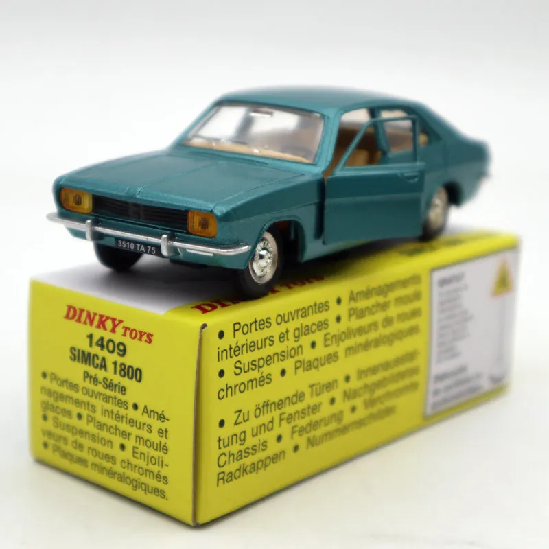 Коллекция автомобилей из коллекции Tiguan 1:43 Dinky Toys 1409 SIMCA 1800 Pre Series|Наземный