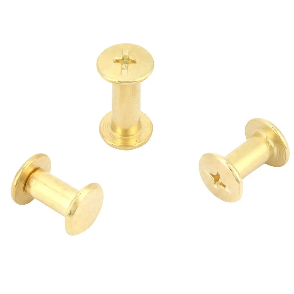 rivets 20pcs M5 Flat Head Book Album Rivets Screw Set DIY Craftmaking Rivet countersunk rivets