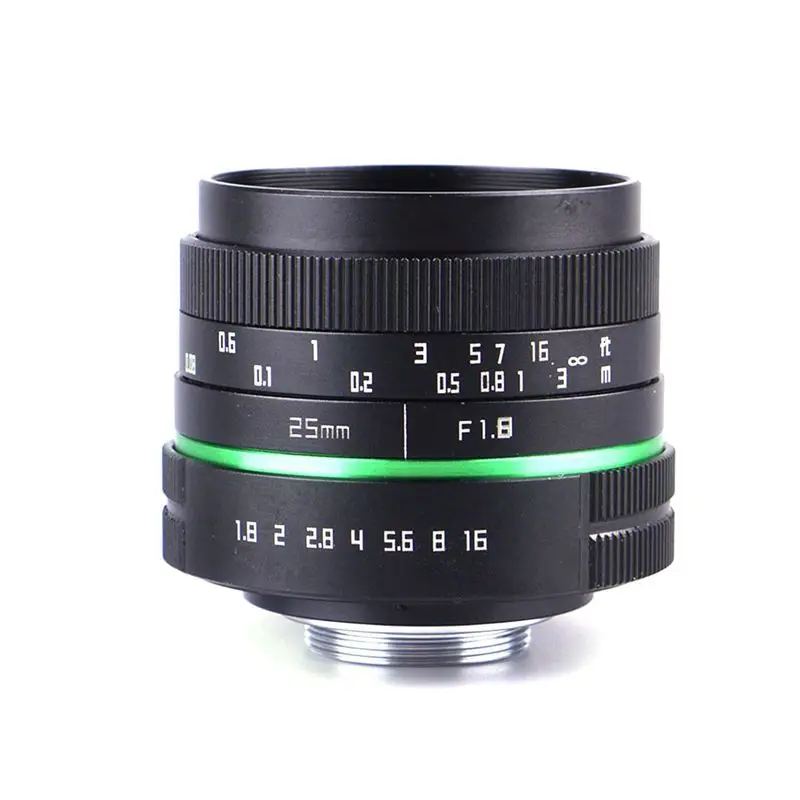 

Mirrorless 25mm F1.4 C-Mount Lens For APS-C Camera M4/3 FX EOSM N1 P/Q NEX E-P1 E-PL1 G1 GF1 GH1 NEX-3 NEX-5 NEX-7