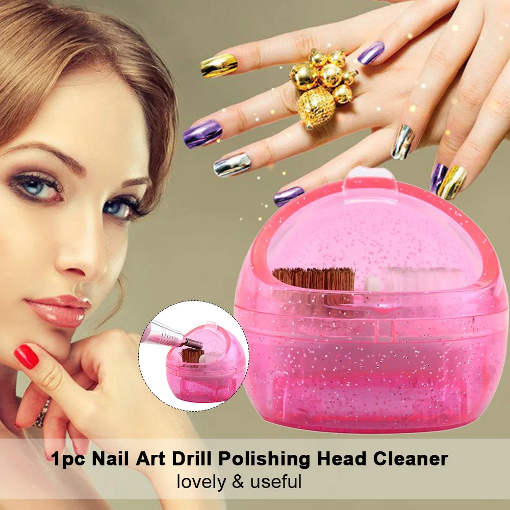 Nail Art Drill Polishing Head Cleaner Professional Equipment For