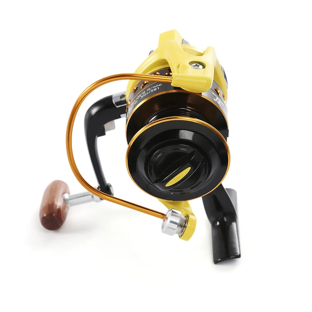 

LIEYUWANG Full Metal Fishing Spinning Reel with Exchangeable Handle