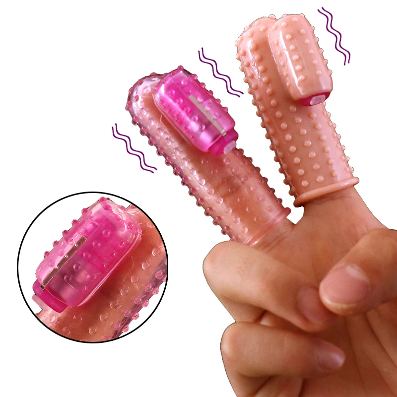 Silicone Finger Sleeve Vibrator Vagina Massage Clitoris Stimulate Finger Dancer Vibrators font b Dildo b font