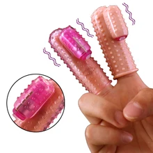 Silicone Finger Sleeve Vibrator Vagina Massage Clitoris Stimulate Finger Dancer Vibrators font b Dildo b font