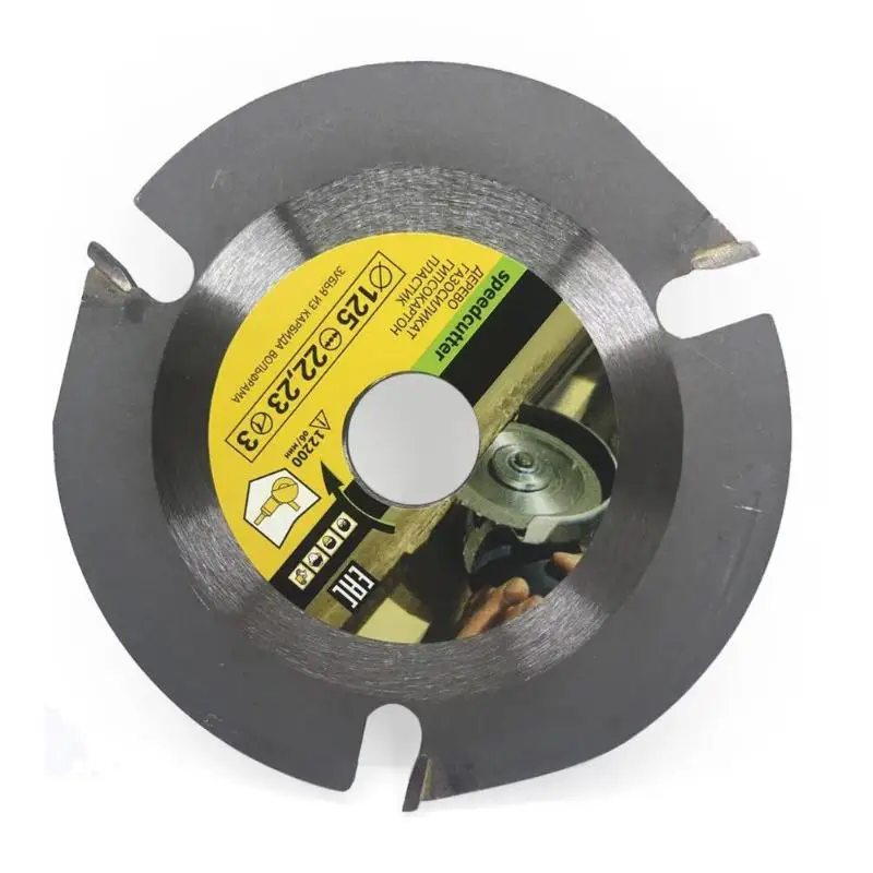 125mm Multi-functional Carbide Circular Saw Blade Cutting Disc Wood Cutting Wheel Grinder Grinding Tool
