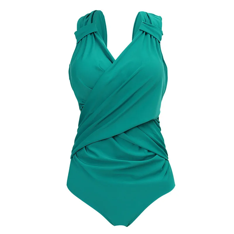 

Sexy One Piece Swimsuit Women 2019 Brazilian Plus Size Swimwear Push Up Halter Swimming Bathing Suits Maillot De Bain Beach Wear