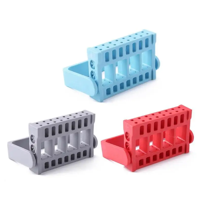 

16 Holes Nail Art Drill Bit Storage Holder Electric Burr Display Container
