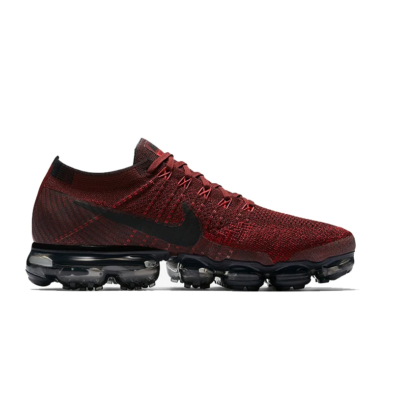 NIKE Air VaporMax Flyknit Original Men Running Shoes Stability Height Increasing Breathable Lightweight Sneakers #849558-601