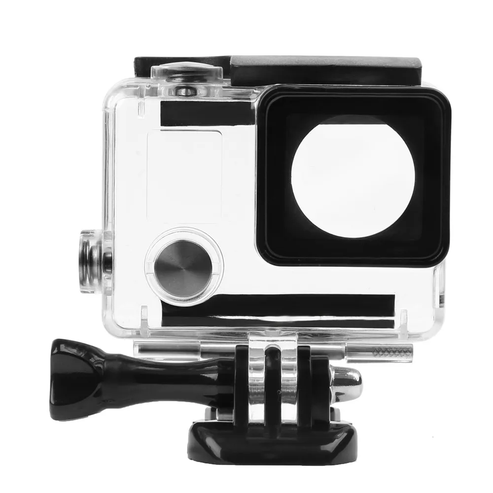 2019 Стандартный боковой открытый защитный чехол для GoPro Hero 4 3 + черный серебристый