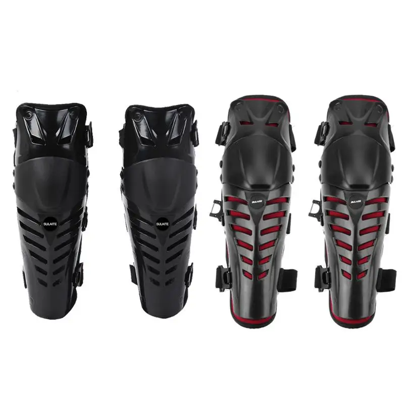 

Adult Knee Shin Rubber PE Shell Guards Protector Brace ATV Motocross MX Dirt Bike Knee Shin Guard Pads Protector Gears Support