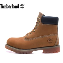 TIMBERLAND/оригинальная классическая модель 10061 года; Модные женские зимние ботильоны; популярная женская обувь из натуральной кожи премиум-класса; цвет желтый; Повседневная прогулочная обувь