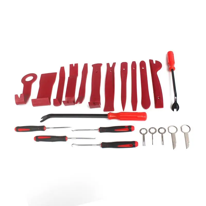 22pcs/Set Car Radio Installer Pry Removal Panel Interior Door Clip Trim Molding Dashboard Removal Tool Car Repair Tools Kit