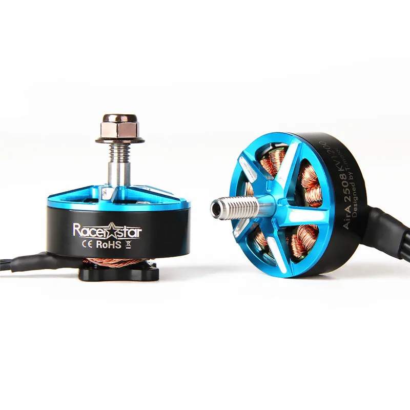 Racerstar aira 2508 1200kv 4-6s motor sem escova para rc zangão fpv corrida multirotores modelo peça de reposição acessórios diy