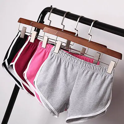 

2019 S imple Women Casual Shorts Patchwork Body Fitness Workout Summer Shorts Female Elastic Skinny Slim Beach Egde Short Hot