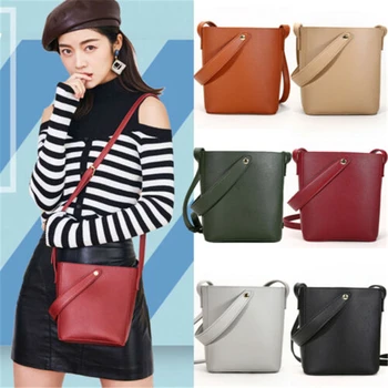 

Women Shoulder Bucket bag Tote Purse Handbag Messenger Satchel Bag CrossBody
