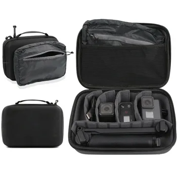 

Gosear Waterproof Dustproof Shockproof EVA Hard Shell Protective Carry Case Bag with Pouch Dividers for GOPRO Sports Camera