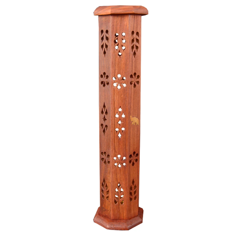 

1* Wooden Incense Stick Holder Joss-insence Incense Box Burner Ash Catcher