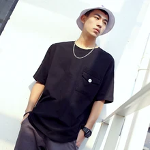 New Pattern Short Sleeve Male Round Neck Pure Cotton T shirt men rugby jersey slim fit streetwear tops New Pattern Short Sleeve Male Round Neck Pure Cotton T shirt men rugby jersey slim fit streetwear tops