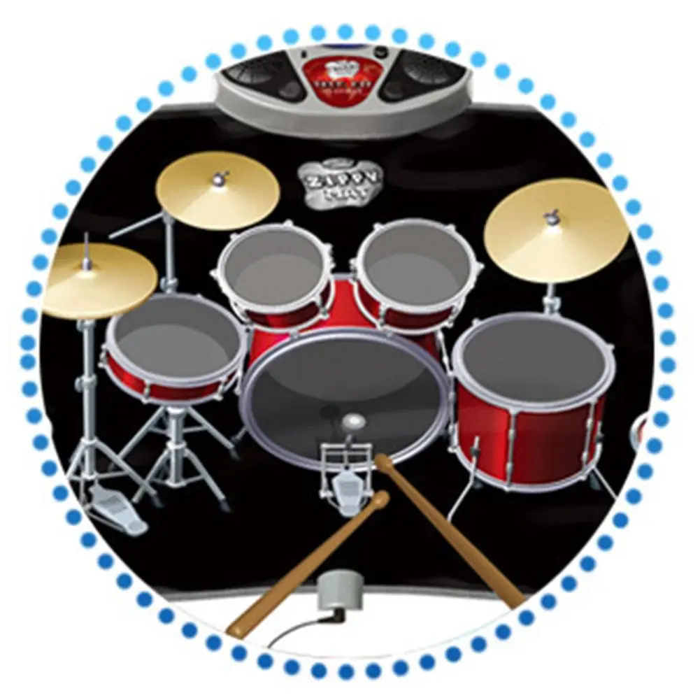  Drum Set Music Dance Carpet Game Machine Early Educational Toys For Boys Children Drum Music Dance 