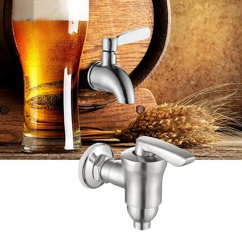 

Beverage Dispenser Replacement Spigot Brushed Stainless Steel Water Dispenser Replacement Faucet With Ceramic Core