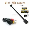 15*15mm 5 mètres 940nm IR Vision nocturne Mini 1.3MP 960P HD 4 en 1 UTC Mini Ahd caméra de Surveillance AHD/TVI/CVI/CVBS pour voiture ► Photo 1/6