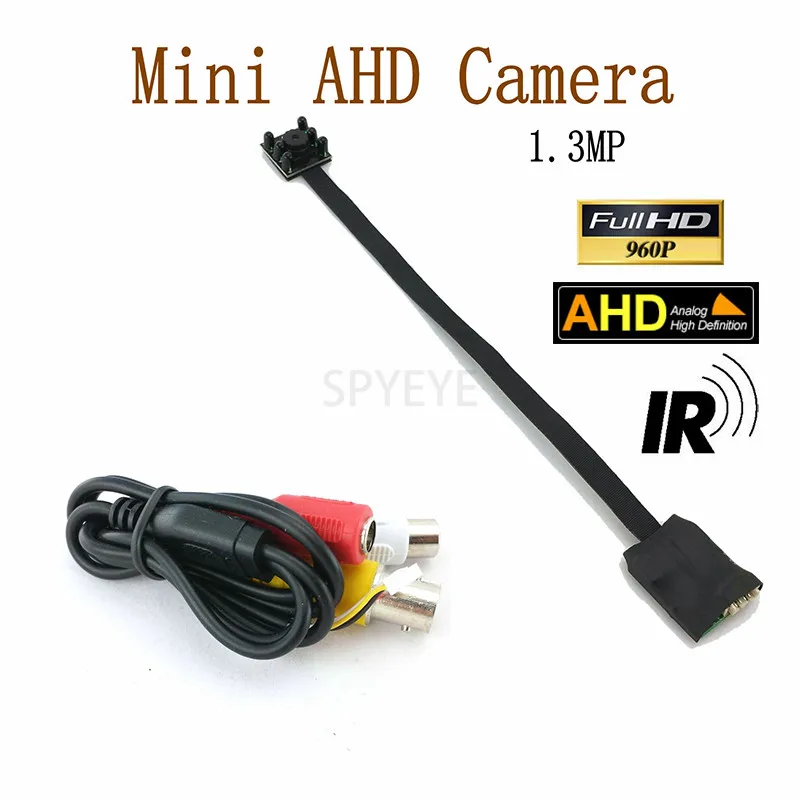 Камера видеонаблюдения Mini Ahd/TVI/CVI/CVBS 15*15 мм 5 метров 960 нм МП P HD 4 в 1 UTC | Безопасность