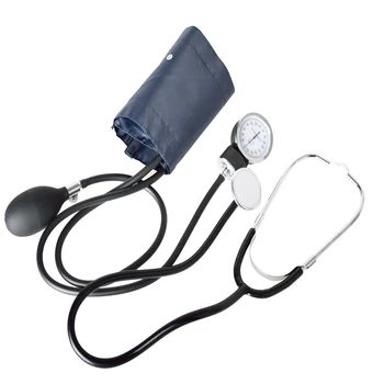 

Arm Blood Pressure Monitor with Double tube double head stethoscope Manual Sphygmomanometer Home medical equipment Health Care