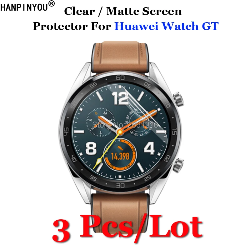 

3 Pcs/Lot HD Clear / Anti-Glare Matte For Huawei Watch GT Sports Smart Watch Anti-Scratch Screen Protector Protection Film