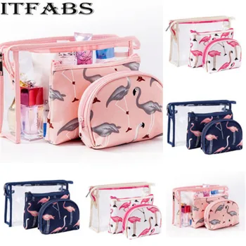 

US Travel Cosmetic Makeup Bag Toiletry Case Portable Pouch Wash Organizer Casual Cosmetic bag