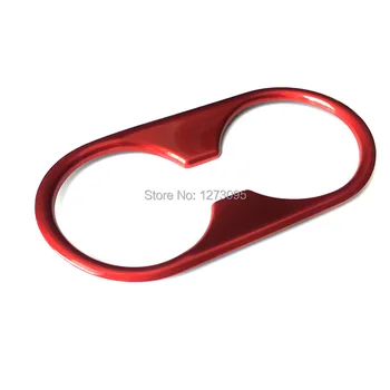 

For 2016 2017 2018 Mazda 2 Demio ABS Front Center Console Water Cup Holder Cover Surround Frame Trim Cover Sticker Car Accessory