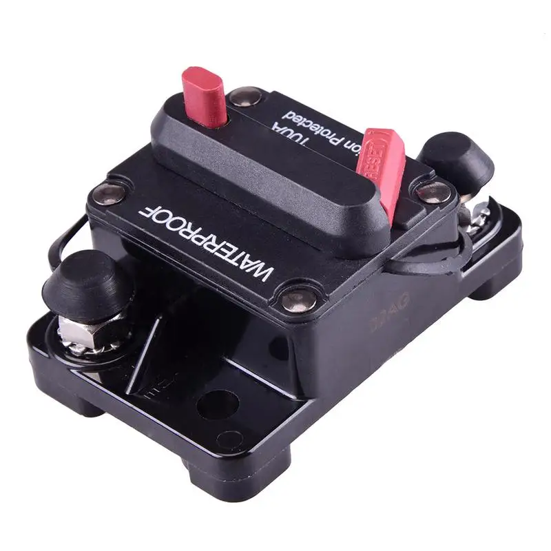 

12V 100A Waterproof Manual Quick Reset Circuit Breaker Switch Battery Disconnect Switch For Car SUV Marine Boat Accessories