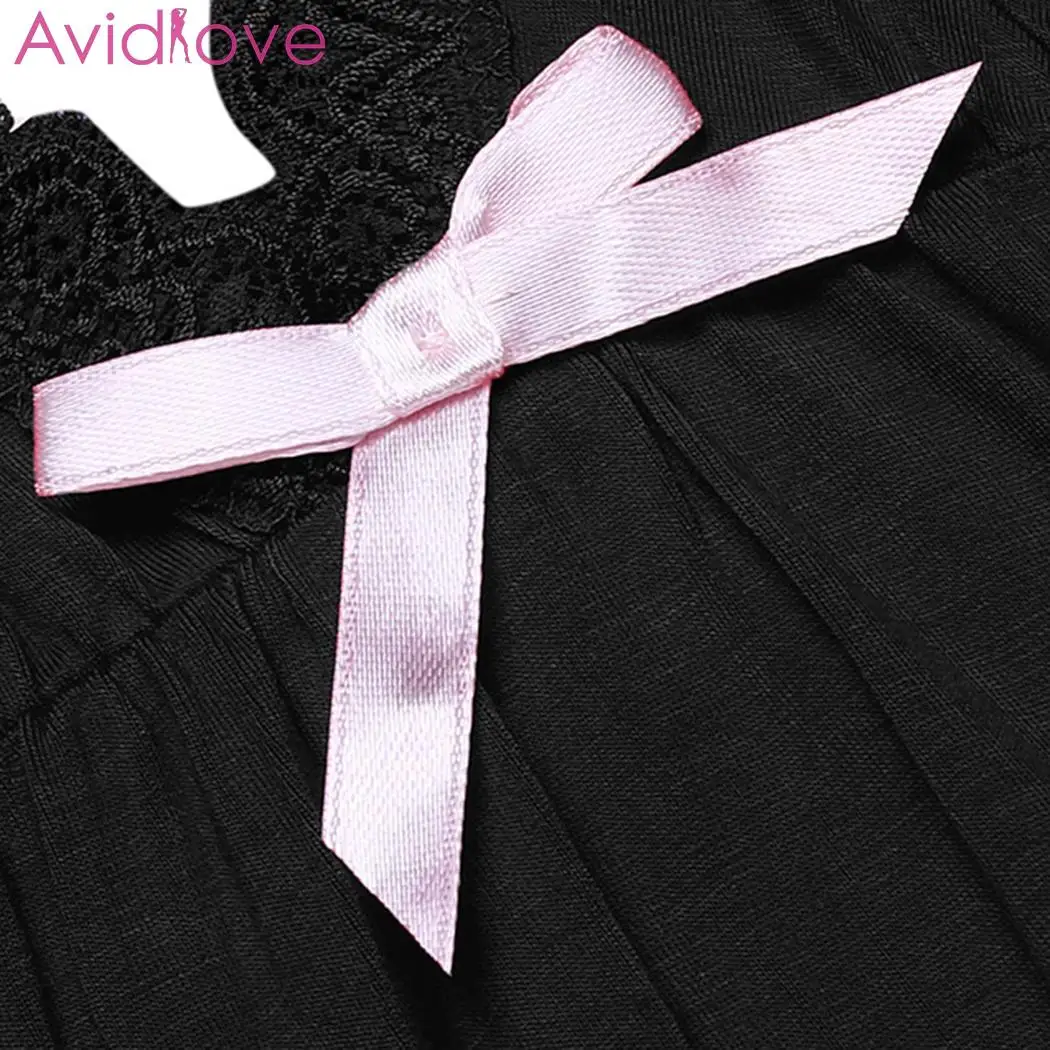 Женское ночное платье без рукавов Avidlove ночная рубашка с v образным вырезом