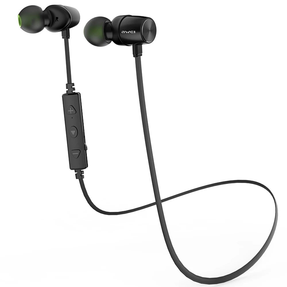 Awei WT30 магнитные Спортивные Bluetooth наушники для шумоподавления переключение