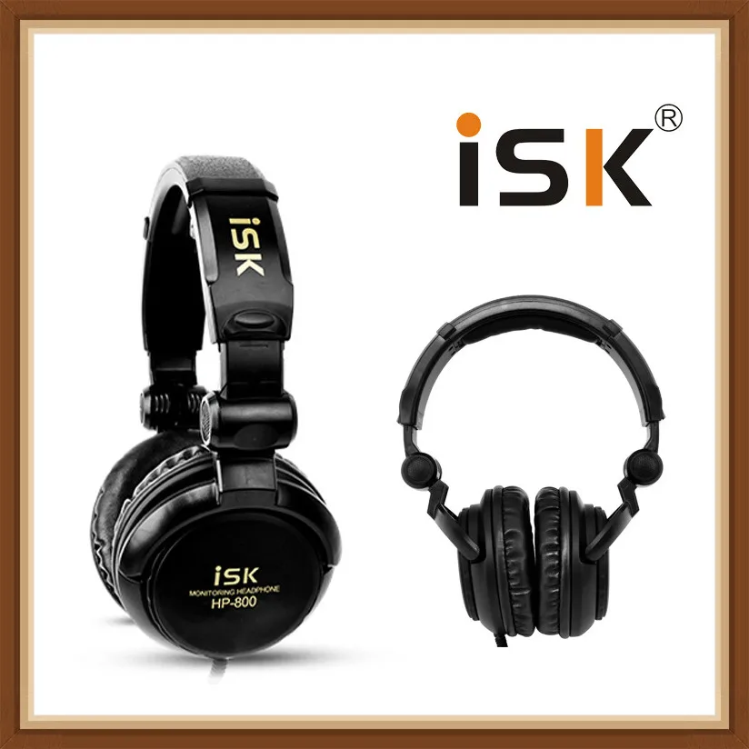 

ISK HP-800 HP800 Studio Monitoring Auriculares Headphone Headband on- Ear Hifi Bass Earphone Headset Fone De Ouvido Ecouteur