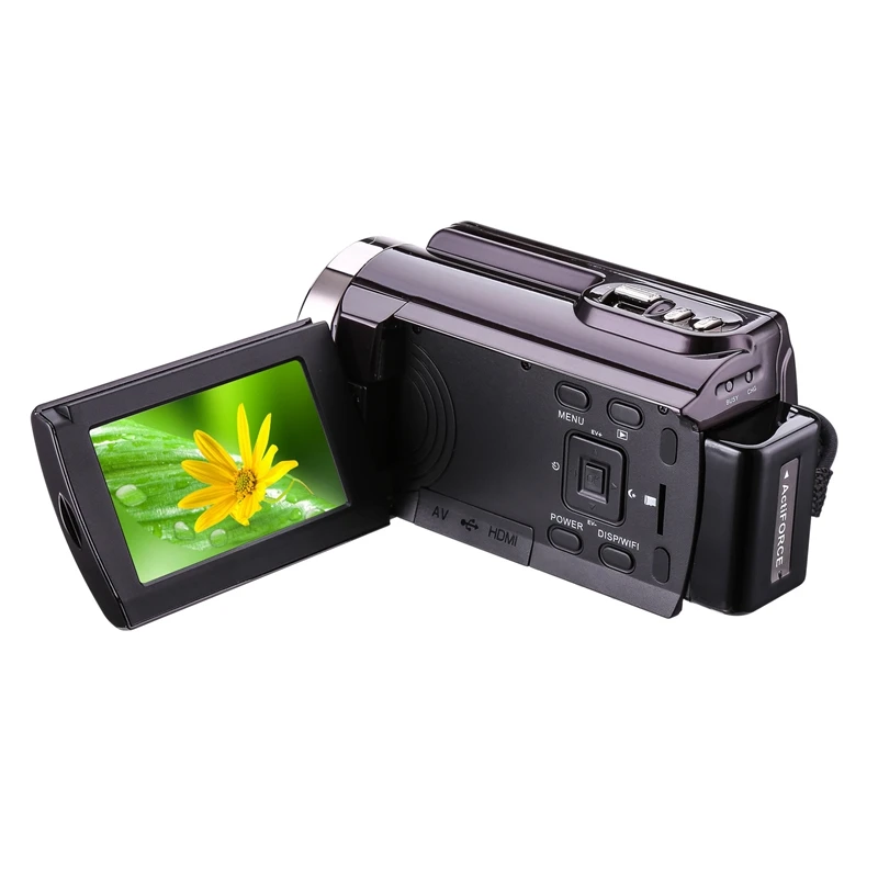 1080P 16X Hdv 5053Str портативная видеокамера Full Hd цифровой зум Цифровая рекордер Dvr с Wifi 8Mp