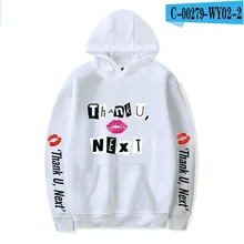 Ариана Гранде толстовки Толстовка спасибо Next альбом Повседневная мода печатных Highstreet женщин/мужчин свитер оверсайз