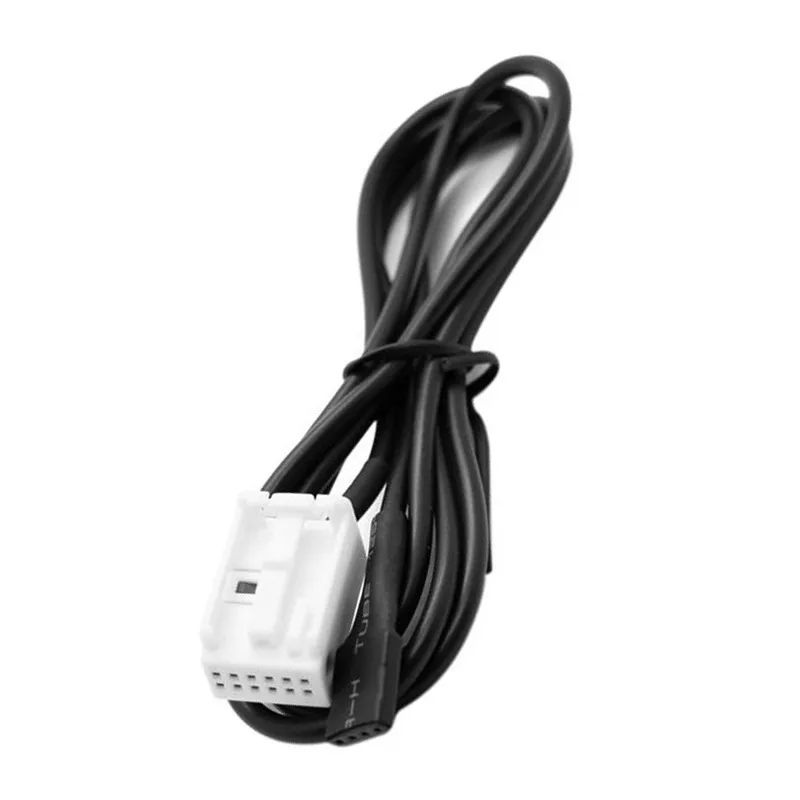 Фото Автомобильный AUX USB аудио кабель Biurlink, кнопка переключения штепсельной вилки для Volkswagen Passat B6 B7 CC Touran POLO, установка RCD510 RNS510 RNS315 №3