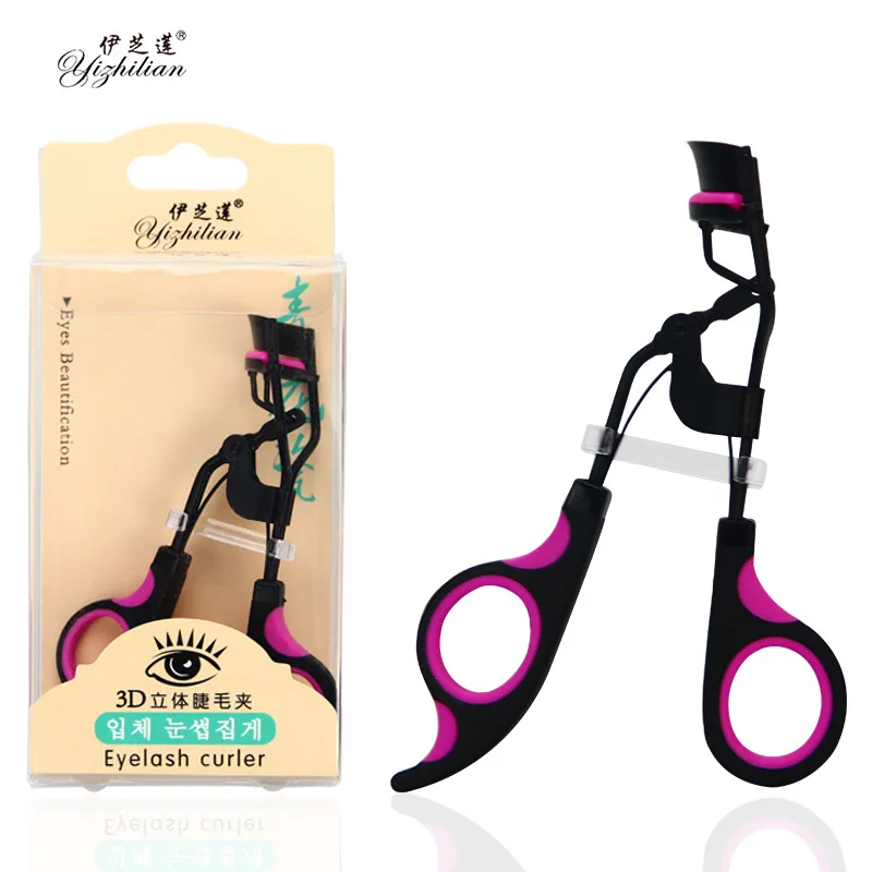 

3D Dynamic Eyelash Curler Red And Black Two-Tone Wide-Angle an Eyelash Curler Easy Stereotypes Eyelashes
