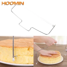 HOOMIN торт резак хлеб пицца уравнитель нержавеющая сталь регулируемый провода нож для нарезки торта DIY выпечки Кондитерские инструменты Кухня интимные АК