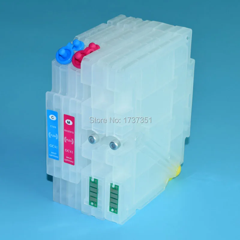 

30Sets GC41 Refillable Ink Cartridge With Auto Reset ARC Chip for Ricoh SG3100 SG2100 SG2010L SG3110DNW Printer