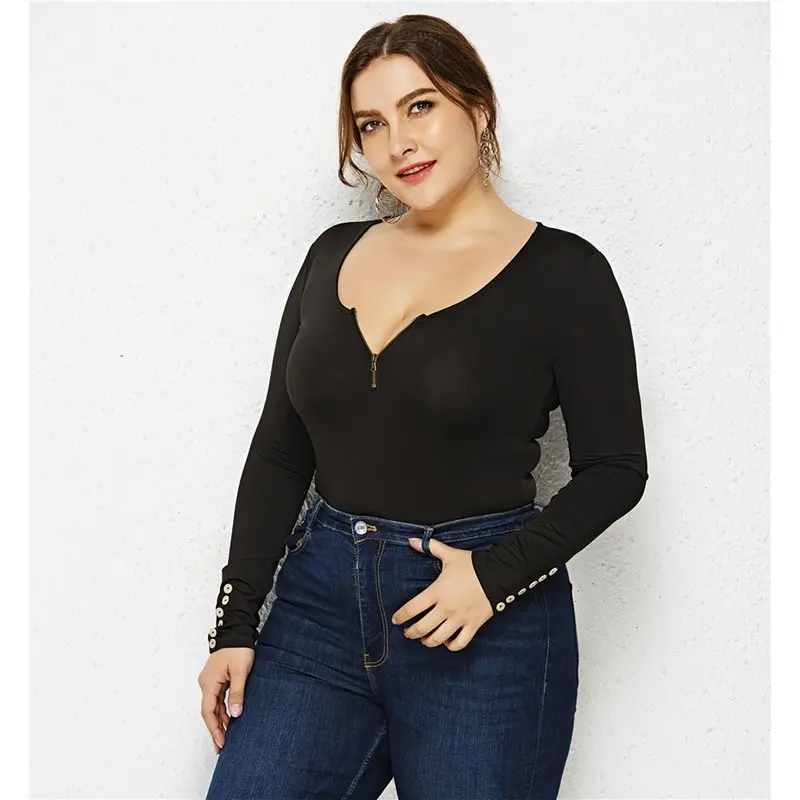 Women Jumpsuits Casual Plus Size Black Travel Beach OL