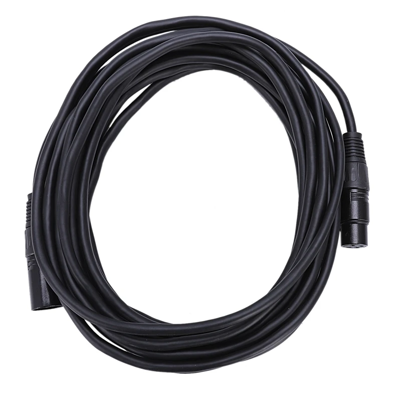 

25 ft foot 3 pin XLR male to female for powered active speakers monitors